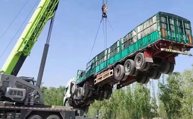 于都道路脱困救援案例